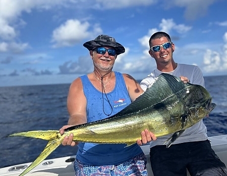 Big Bull Mahi offshore in islamorada