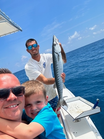 Father Son family fishing trip