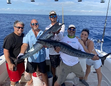 High speed wahoo trolling